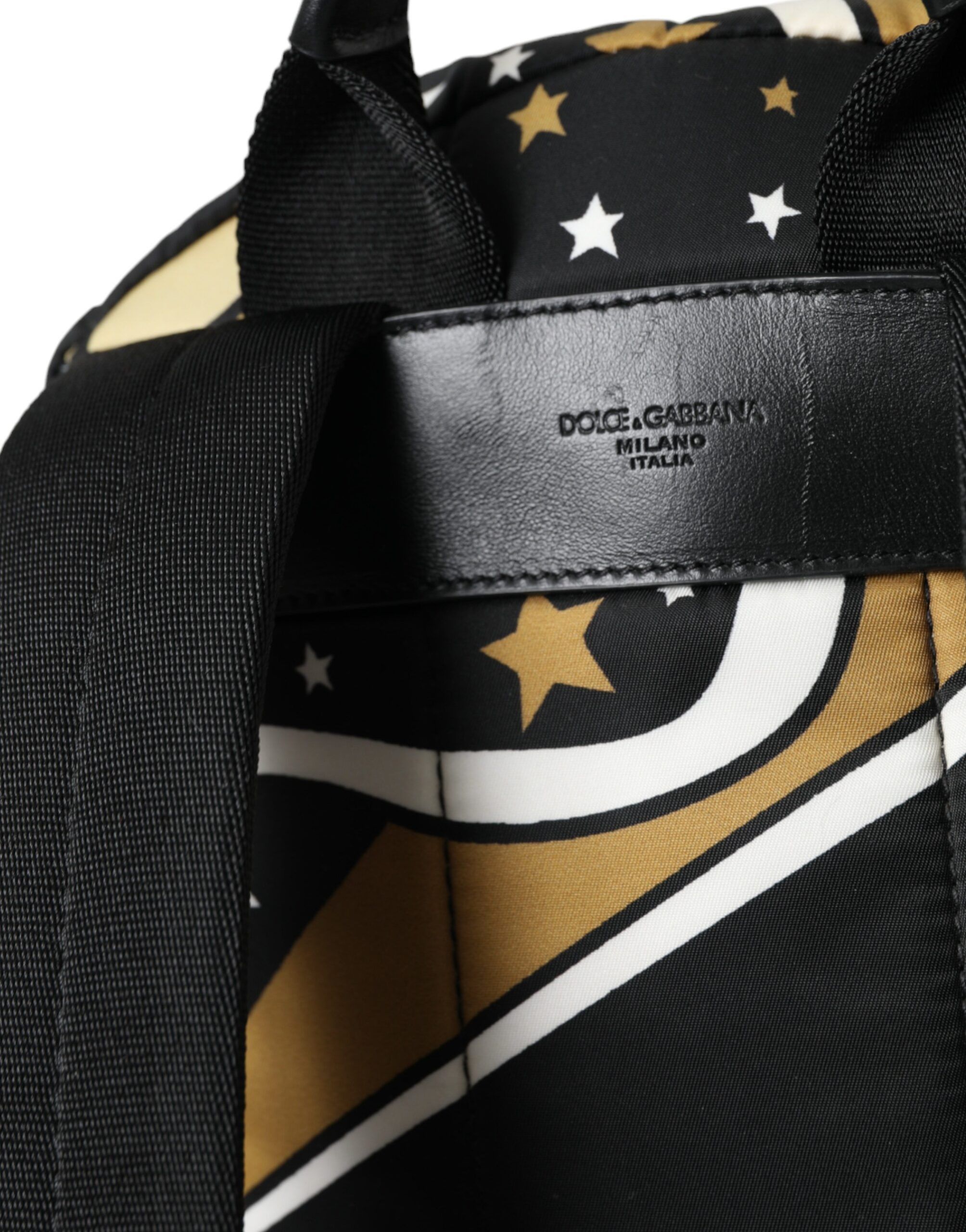 Dolce & Gabbana Multicolor Stripes Stars Nylon Backpack Men Men's Bag Size ONE SIZE - 4 Thumbnail
