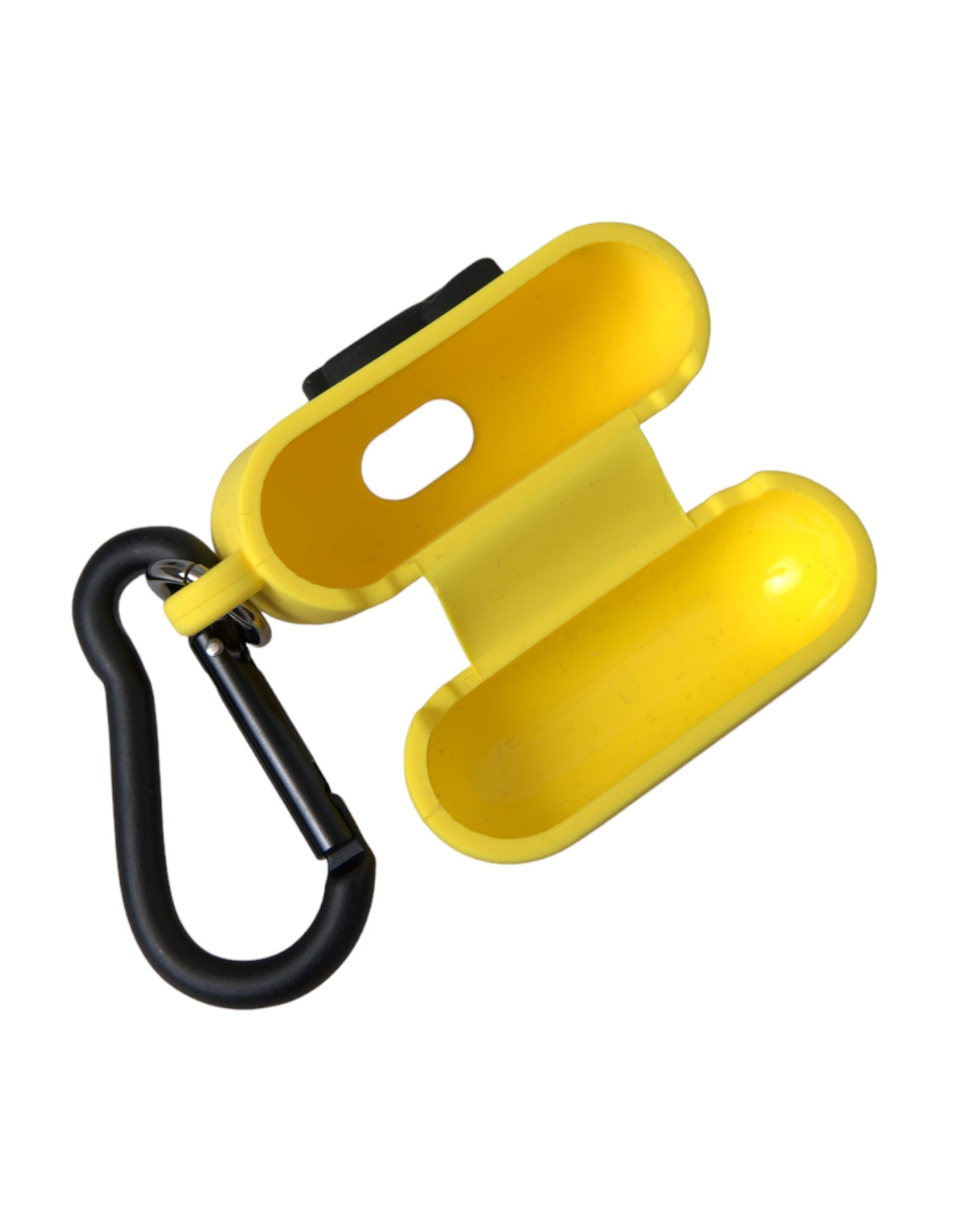 Dolce & Gabbana Yellow Silicone Logo Embossed Airpods Women's Case Size ONE SIZE - 4 Thumbnail