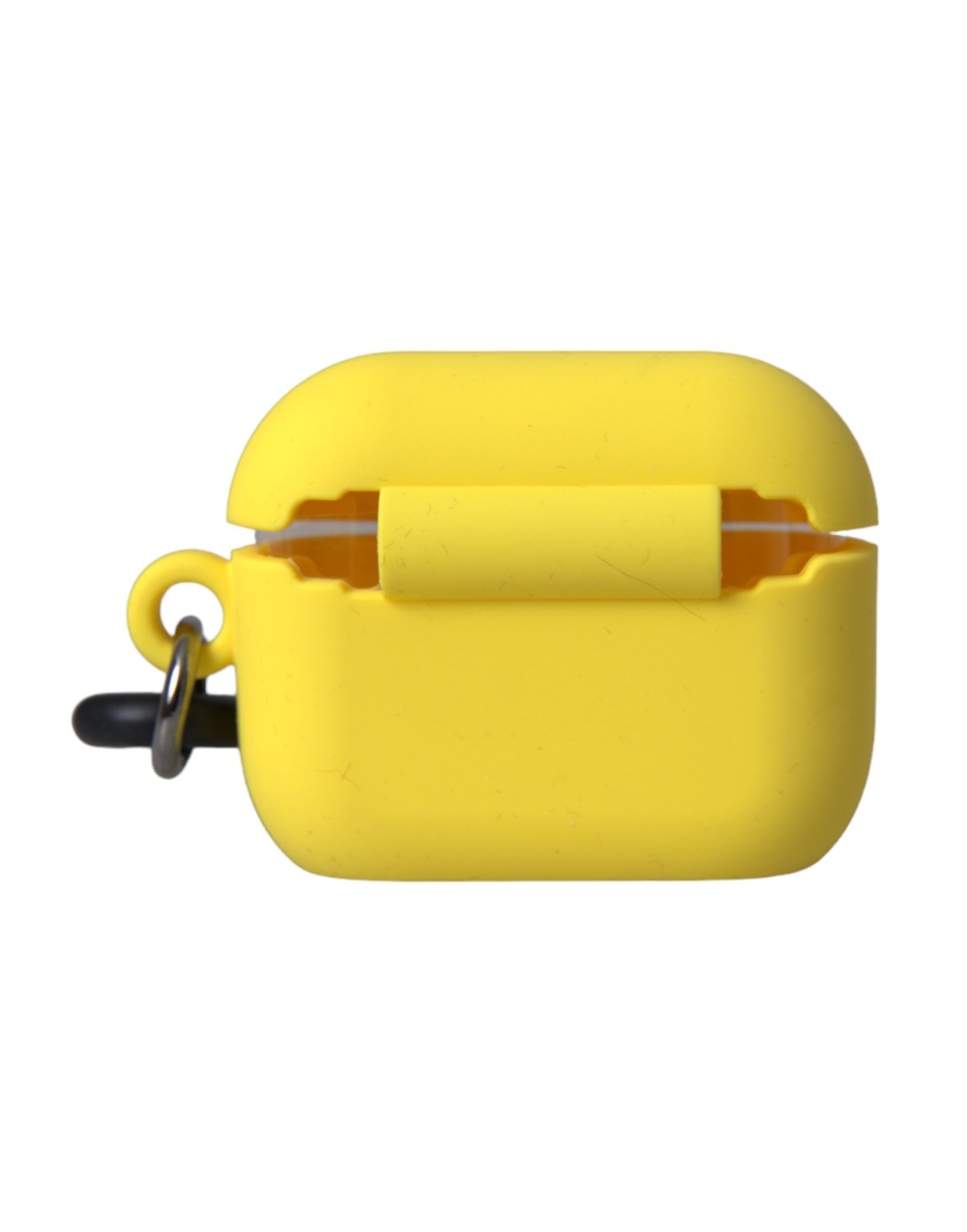 Dolce & Gabbana Yellow Silicone Logo Embossed Airpods Women's Case Size ONE SIZE - 3 Thumbnail