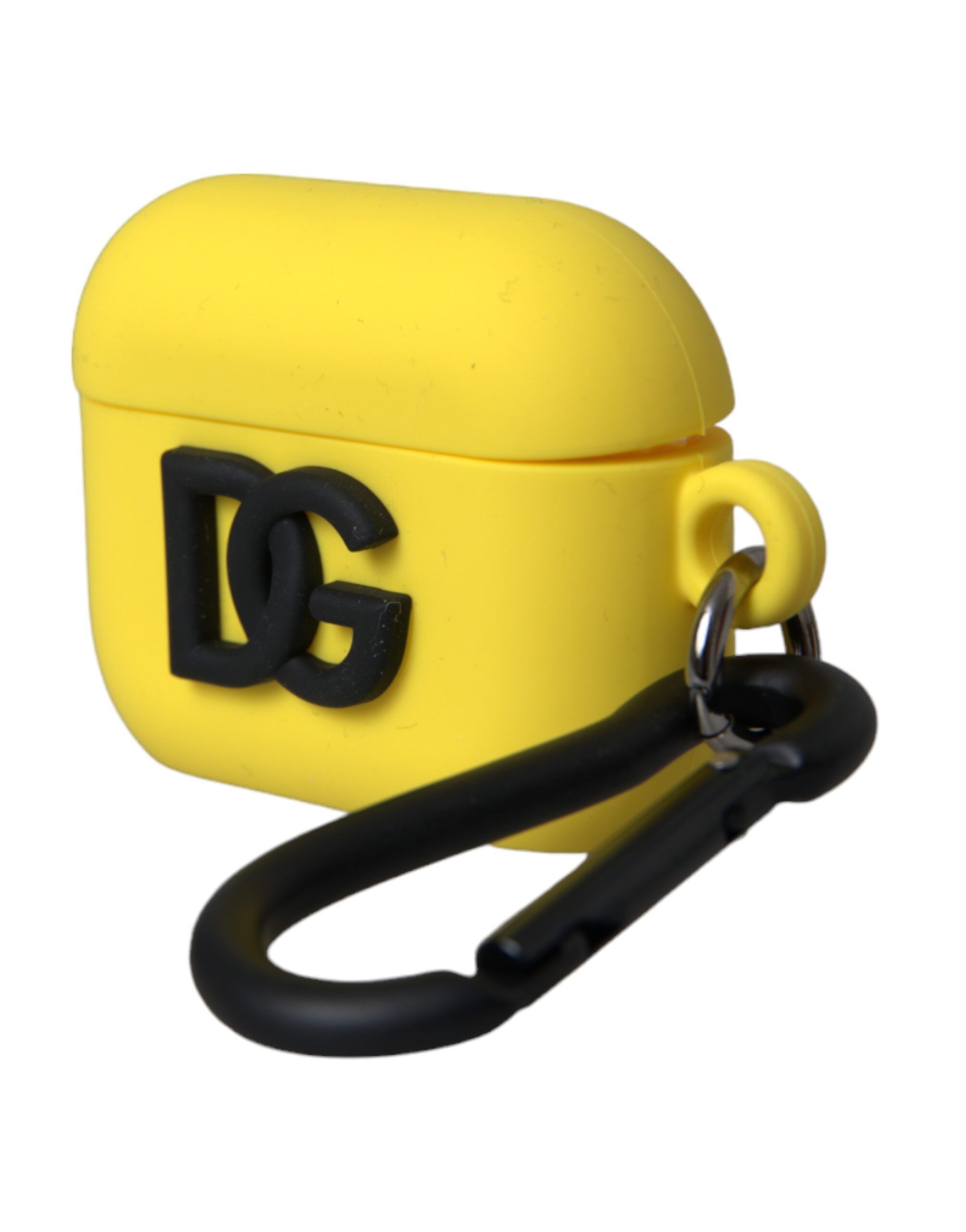 Dolce & Gabbana Yellow Silicone Logo Embossed Airpods Women's Case Size ONE SIZE - 2 Thumbnail