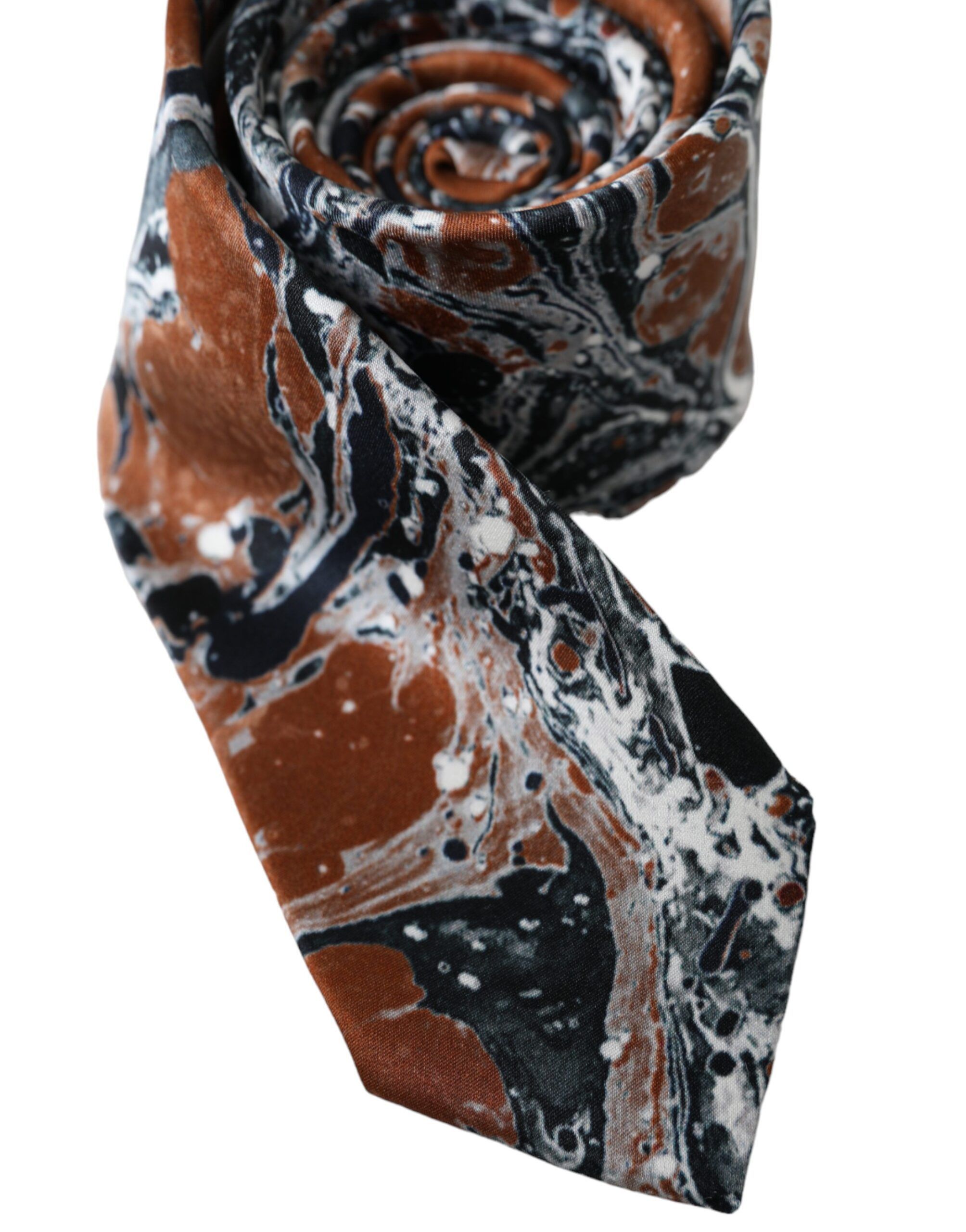 Dolce & Gabbana Multicolor Tie Dye Adjustable Tie Men's Men Size ONE SIZE - 2 Thumbnail