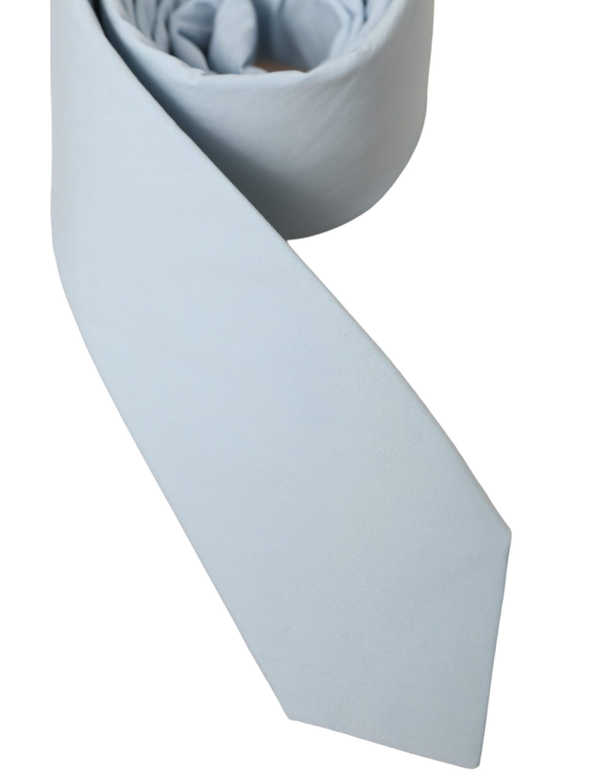 Dolce & Gabbana Light Blue Cotton Adjustable Tie Men's Men Size ONE SIZE - 2 Thumbnail