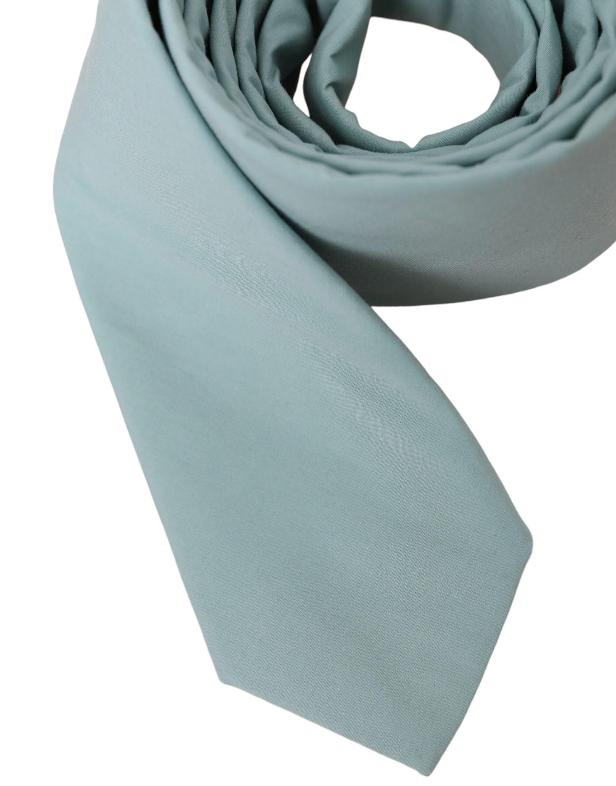 Dolce & Gabbana Mint Green Cotton Adjustable Tie Men's Men Size ONE SIZE - 2 Thumbnail