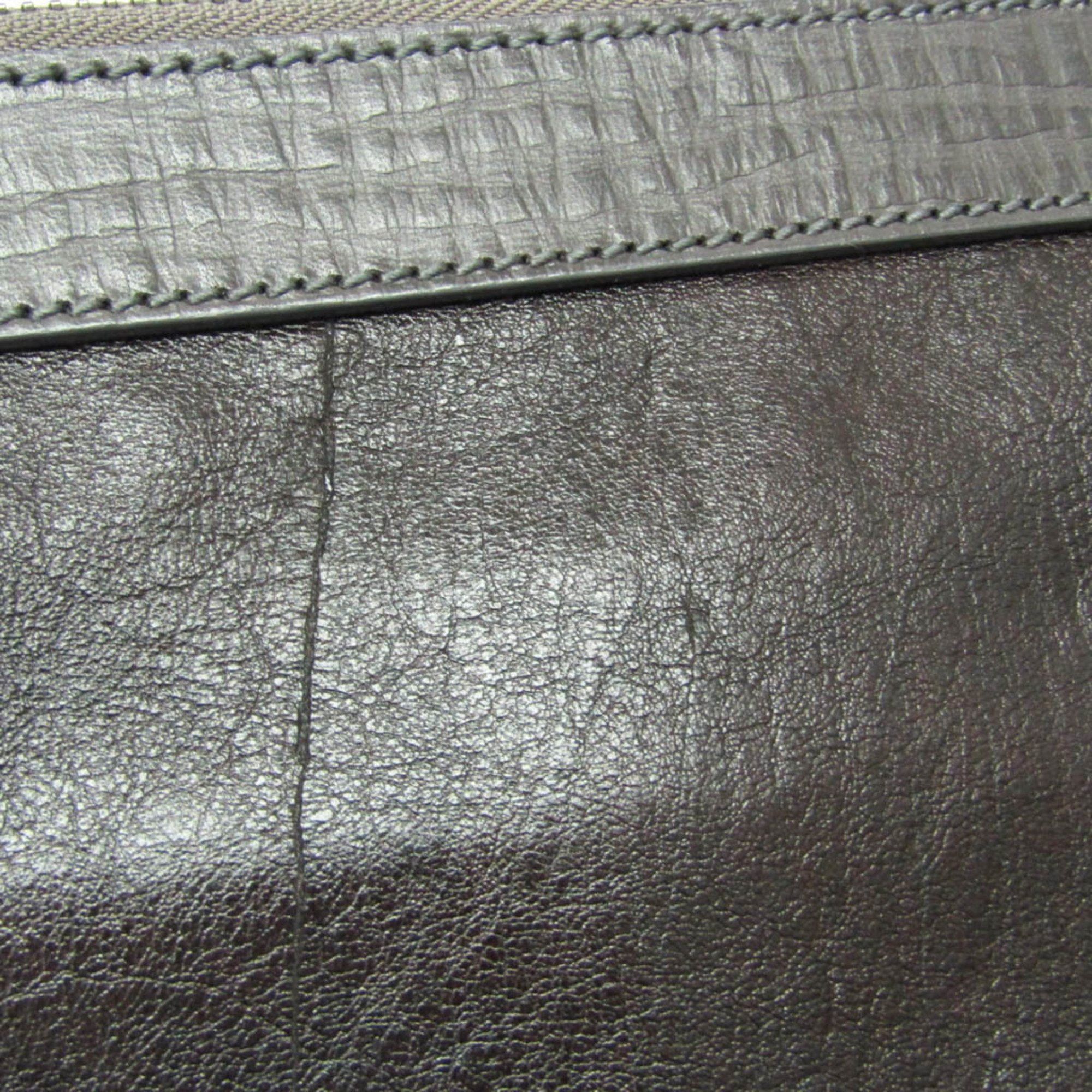Dolce & Gabbana Brown Canvas Shoulder Bag (Pre-Owned) Size ONE SIZE - 10 Thumbnail