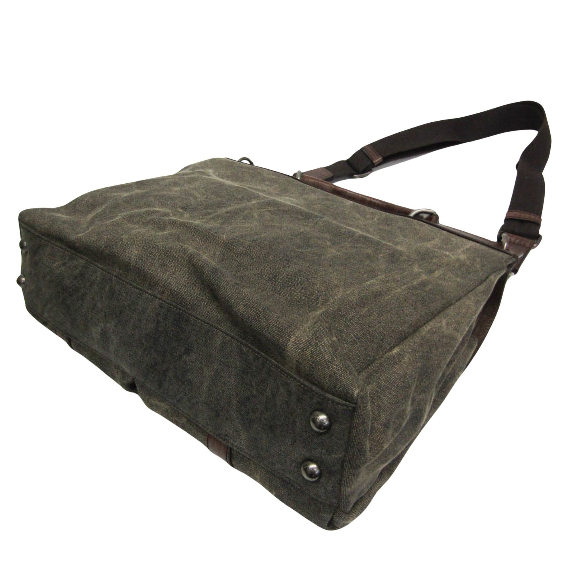 Dolce & Gabbana Brown Canvas Handbag (Pre-Owned) Size ONE SIZE - 2 Thumbnail