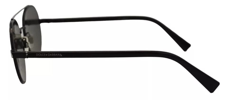 Dolce & Gabbana Matte Black Steel Frame Green Lens DG2245 Women's Size ONE SIZE - 3 Thumbnail