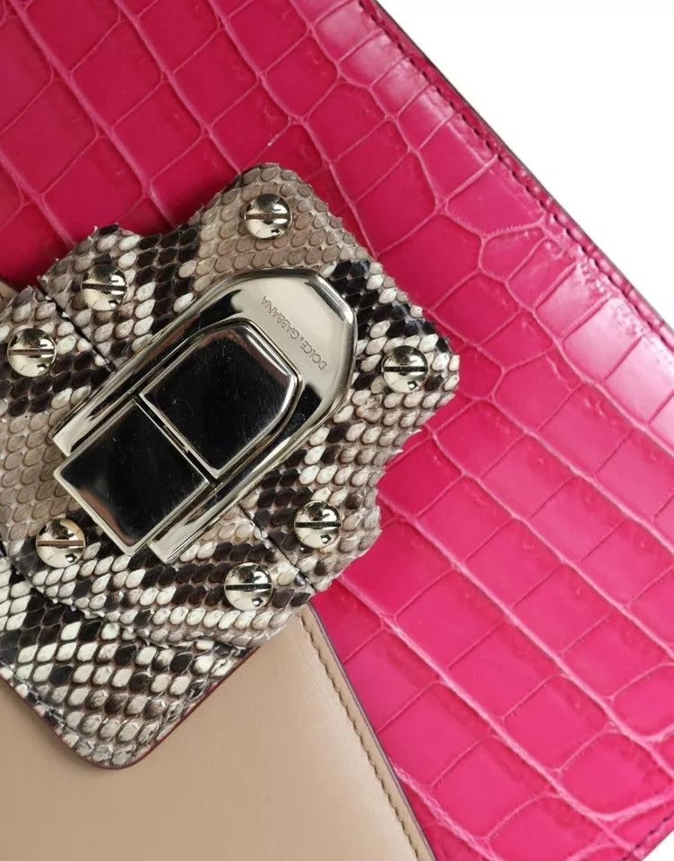 Dolce & Gabbana Multicolor Leather LUCIA Shoulder Women's Bag (Pre-Owned) Size ONE SIZE - 3 Thumbnail