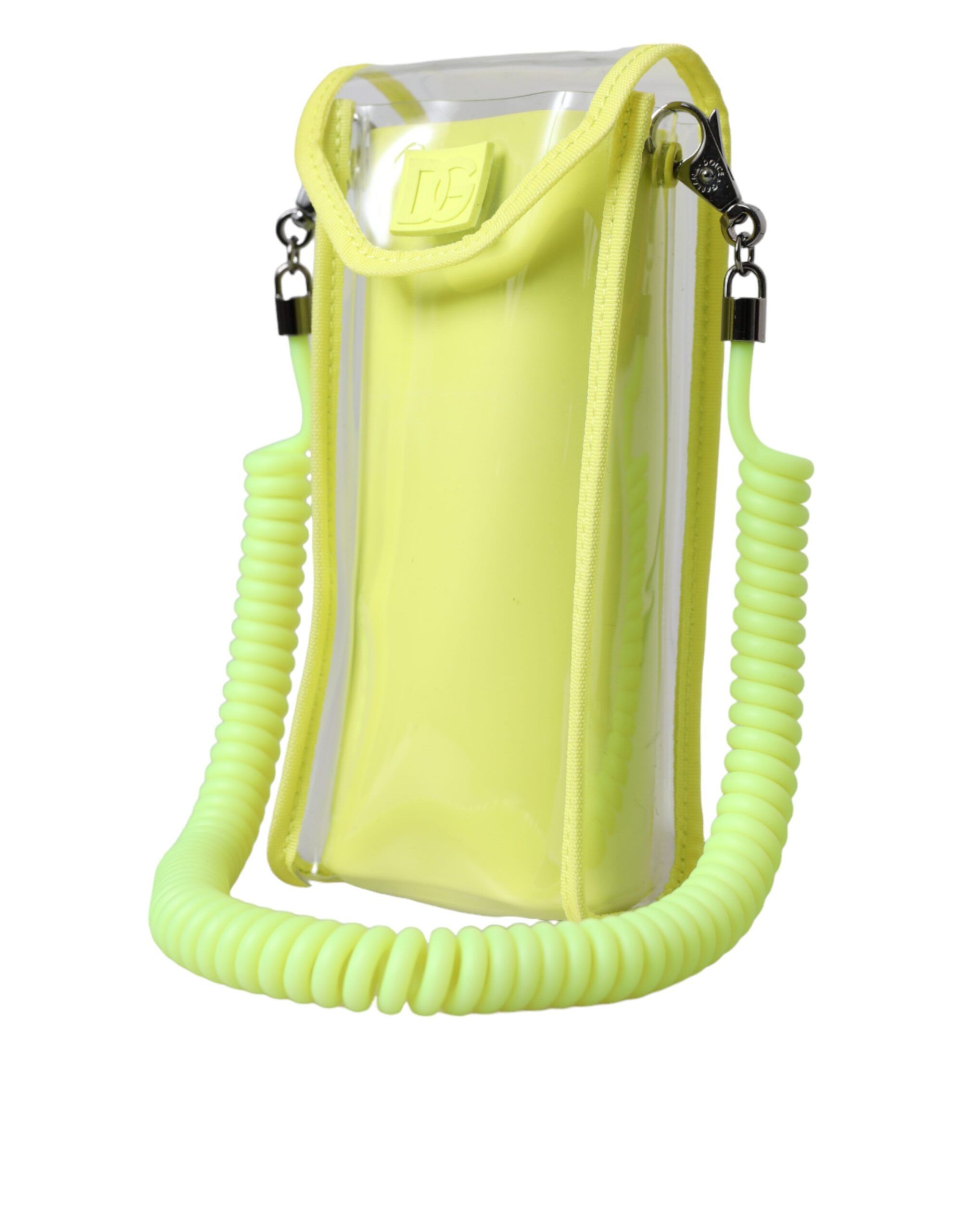 Dolce & Gabbana Yellow Green Plastic DG Logo Neck Strap Cardholder Women's Size ONE SIZE - 2 Thumbnail
