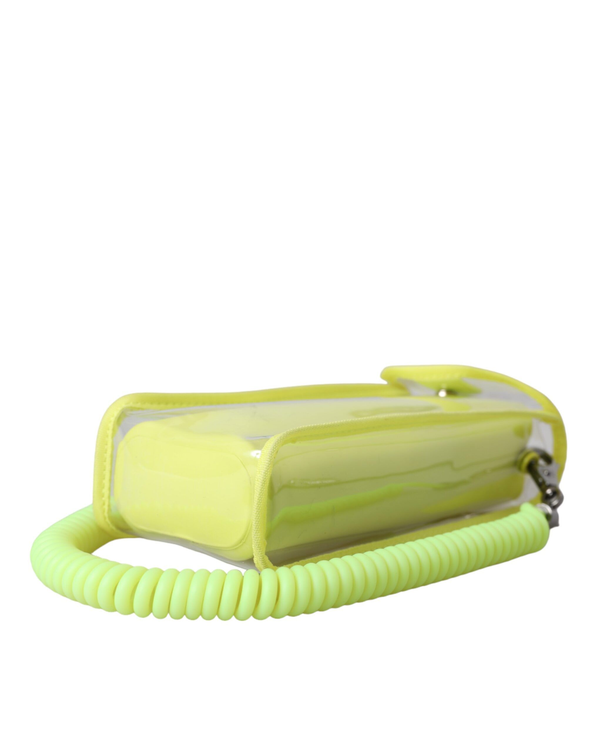 Dolce & Gabbana Yellow Green Plastic DG Logo Neck Strap Cardholder Women's Size ONE SIZE - 4 Thumbnail