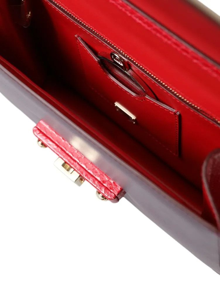 Dolce & Gabbana Multicolor Lucia Brushed Leather Crossbody Shoulder Women's Size ONE SIZE - 3 Thumbnail