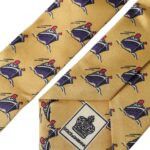 Dolce & Gabbana Yellow Ship Print 100% Silk Adjustable Men Men's Tie Size ONE SIZE - 3 Thumbnail