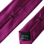Dolce & Gabbana Purple Solid Satin Silk Adjustable Men Men's Tie Size ONE SIZE - 5 Thumbnail