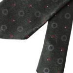 Dolce & Gabbana Dark Gray 100% Silk Fantasy Adjustable Men Men's Tie Size ONE SIZE - 5 Thumbnail