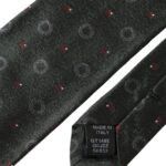 Dolce & Gabbana Dark Gray 100% Silk Fantasy Adjustable Men Men's Tie Size ONE SIZE - 3 Thumbnail