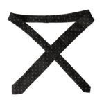 Dolce & Gabbana Black Silk Branded Logo Adjustable Men Men's Tie Size ONE SIZE - 2 Thumbnail