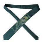 Dolce & Gabbana Green Printed 100% Silk Adjustable Men Men's Tie Size ONE SIZE - 2 Thumbnail