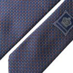 Dolce & Gabbana Navy Blue Silk Patterned Adjustable Men Men's Tie Size ONE SIZE - 3 Thumbnail