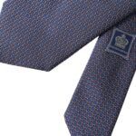 Dolce & Gabbana Navy Blue Silk Patterned Adjustable Men Men's Tie Size ONE SIZE - 5 Thumbnail