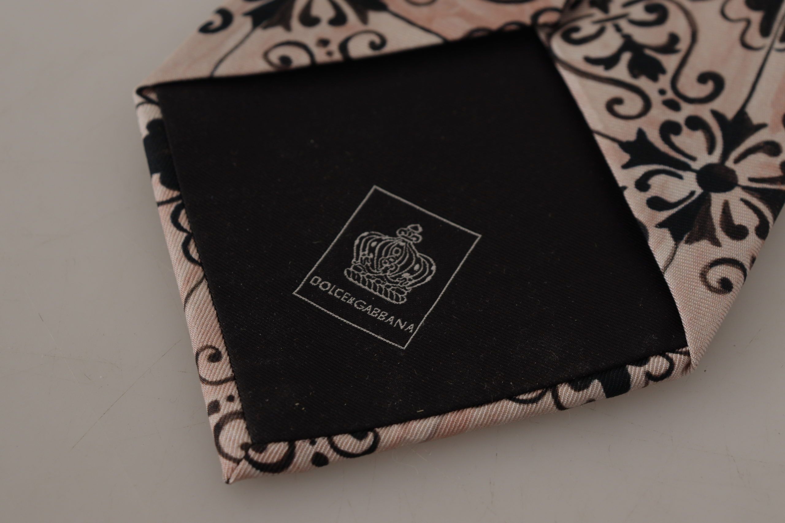 Dolce & Gabbana Stunning Silk Gentleman's Tie in Rich Men's Brown Size ONE SIZE - 5 Thumbnail