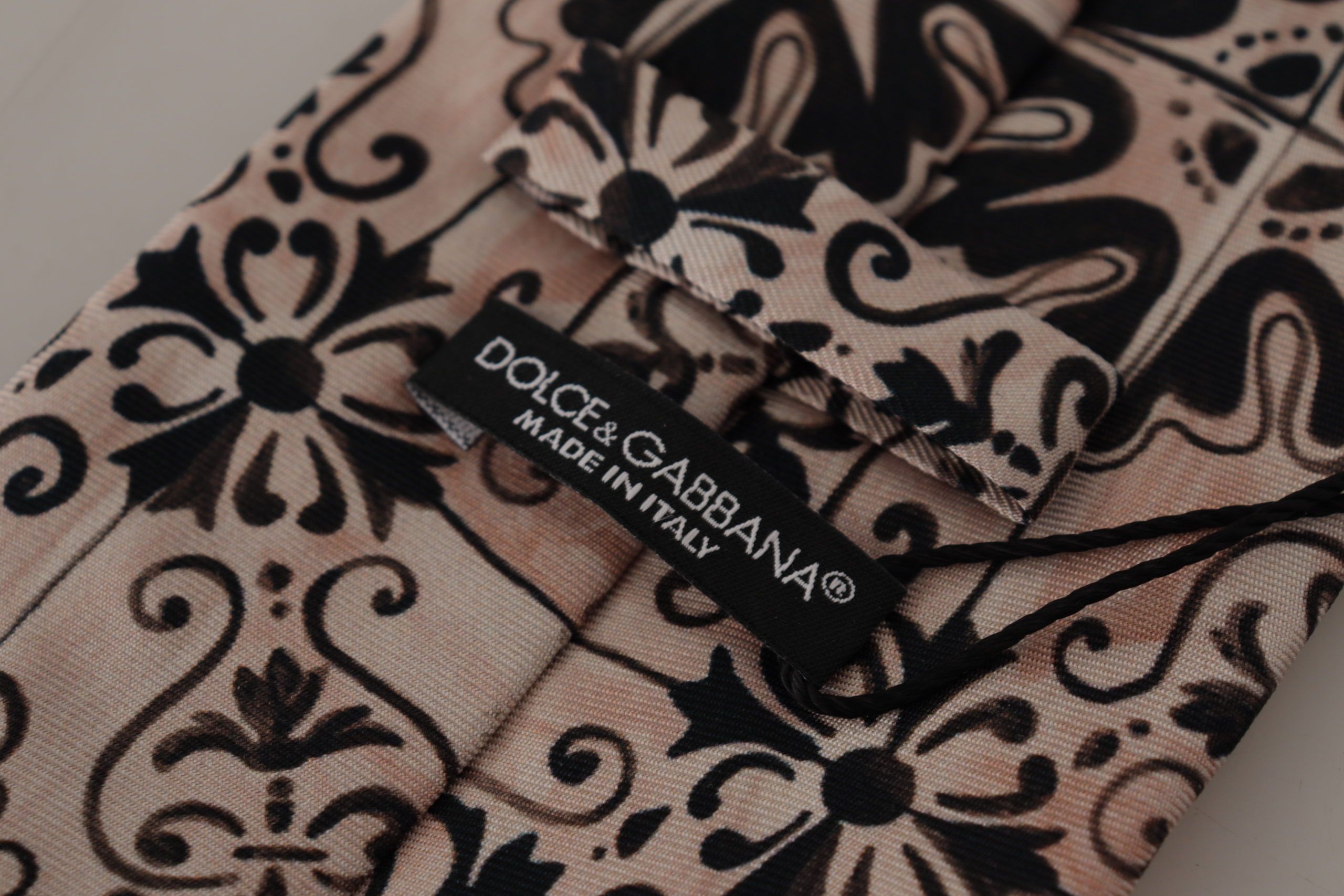 Dolce & Gabbana Stunning Silk Gentleman's Tie in Rich Men's Brown Size ONE SIZE - 6 Thumbnail