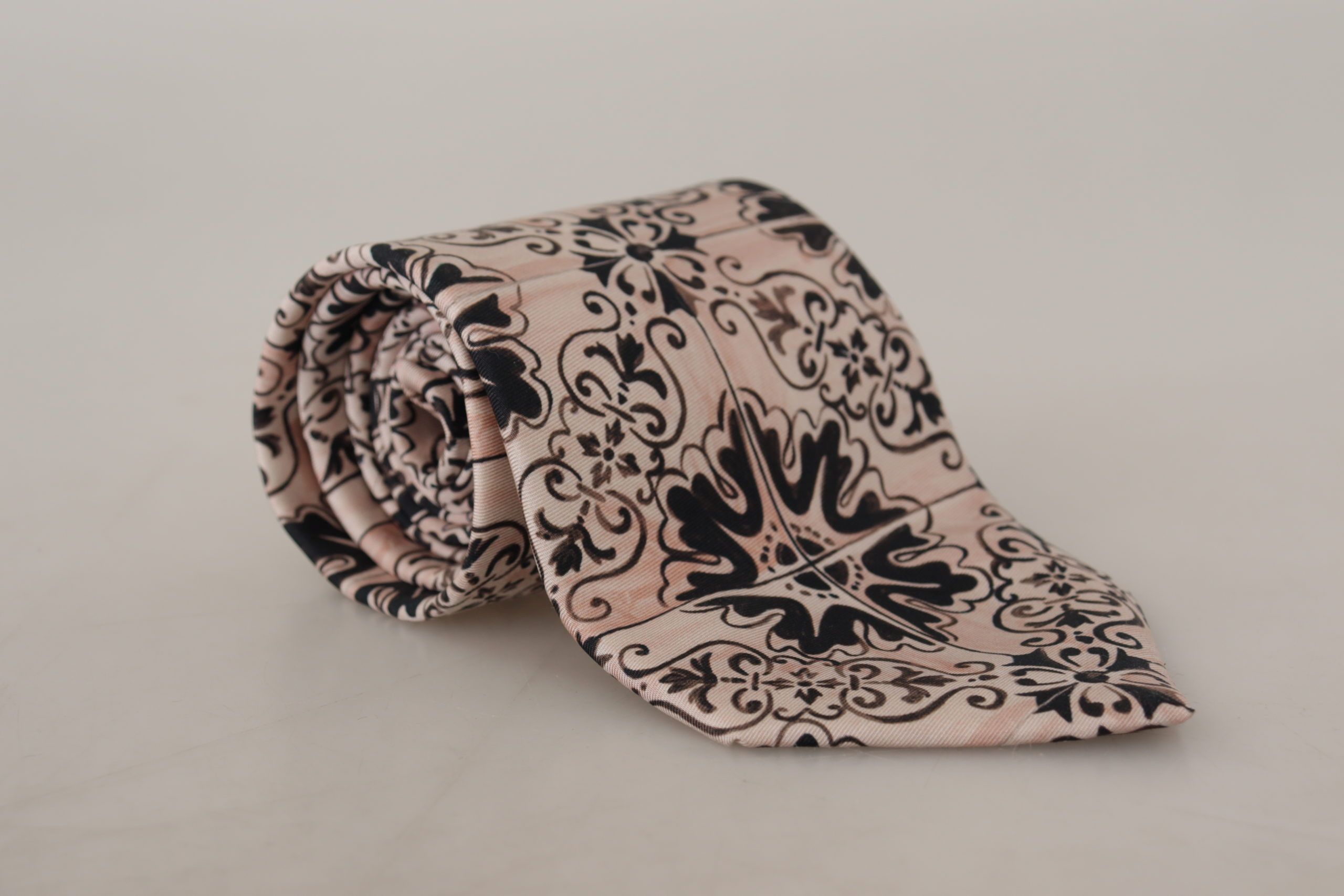 Dolce & Gabbana Stunning Silk Gentleman's Tie in Rich Men's Brown Size ONE SIZE - 3 Thumbnail