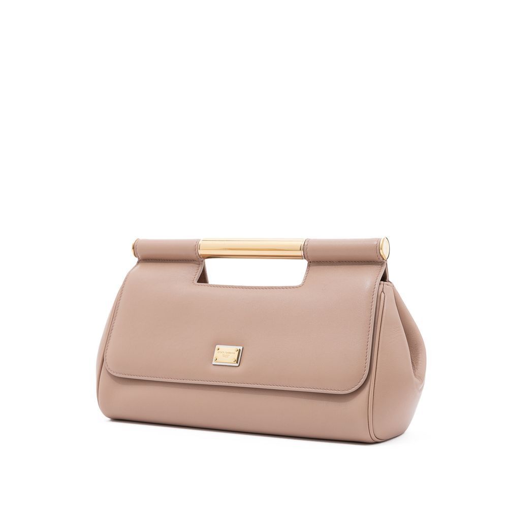 Dolce & Gabbana Pink Leather Women's Handbag Size ONE SIZE - 4 Thumbnail