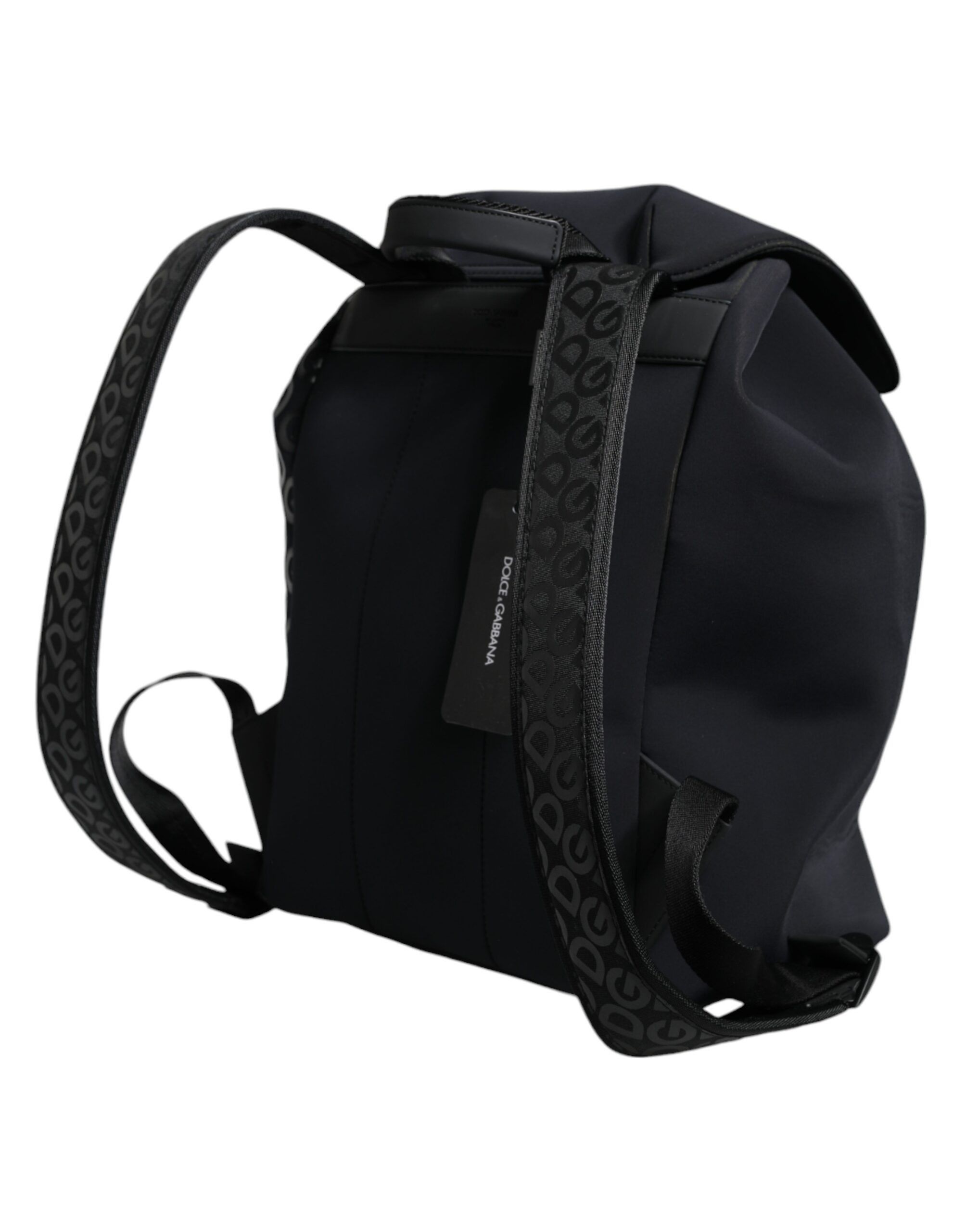 Dolce & Gabbana Black DG Mania Neoprene Travel Back Pack Women's Bag Size ONE SIZE - 3 Thumbnail