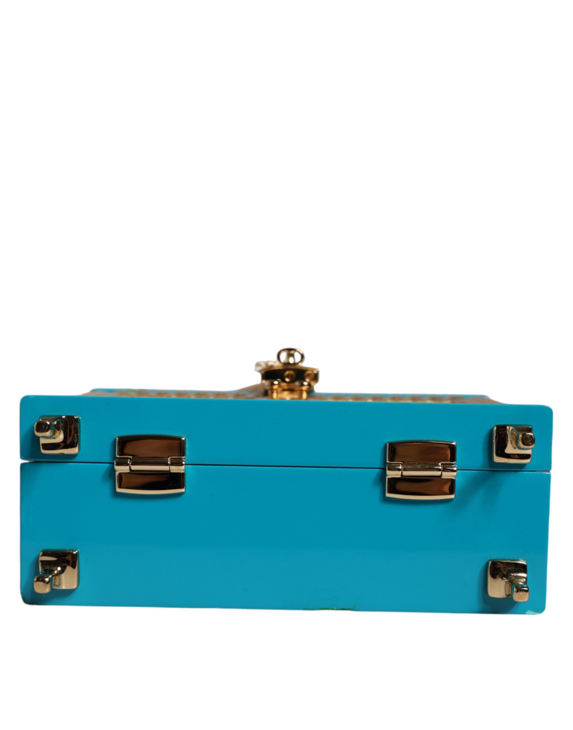 Dolce & Gabbana Multicolor Wood Leather Clutch Shoulder Women's Bag Size ONE SIZE - 5 Thumbnail