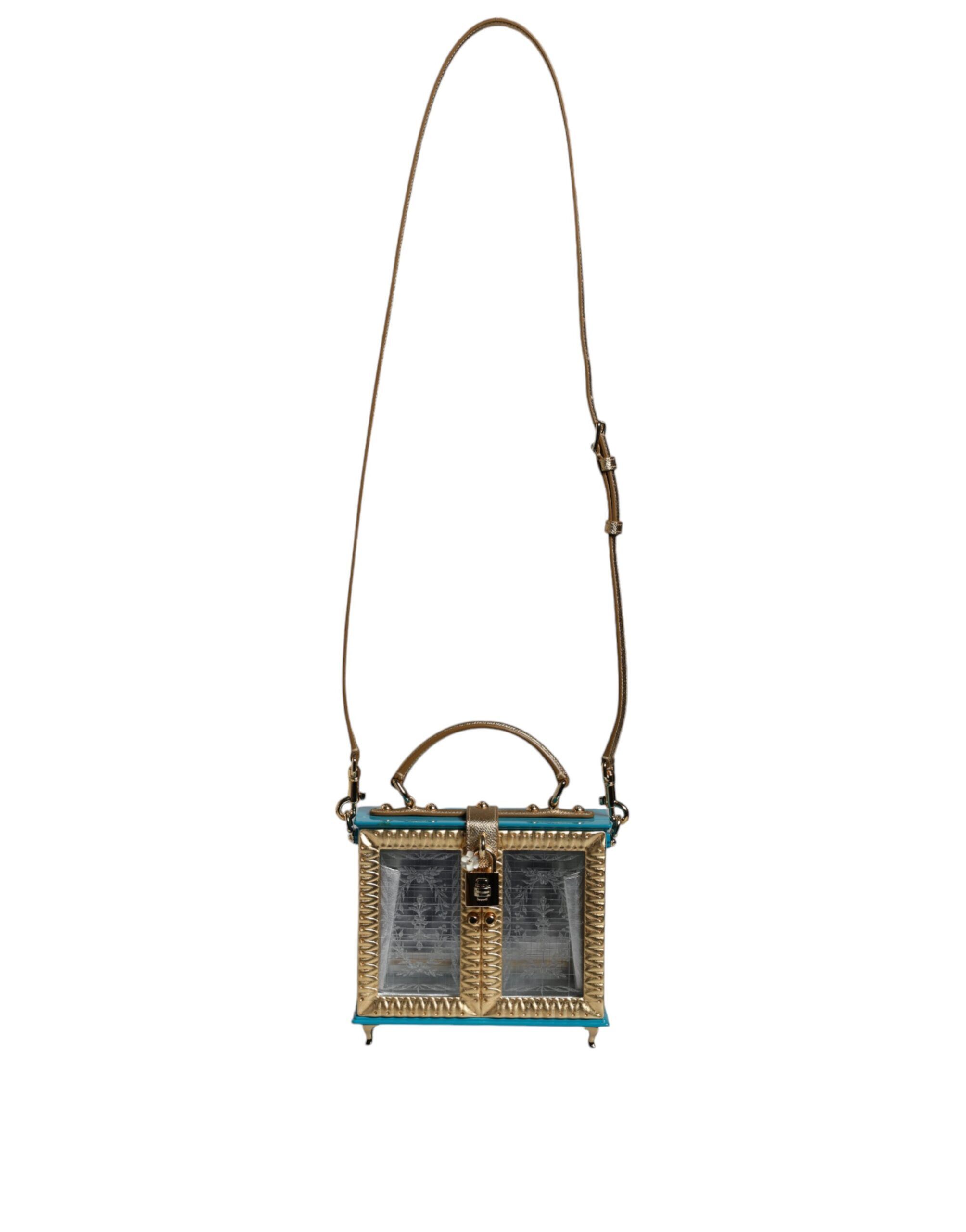 Dolce & Gabbana Multicolor Wood Leather Clutch Shoulder Women's Bag Size ONE SIZE - 2 Thumbnail
