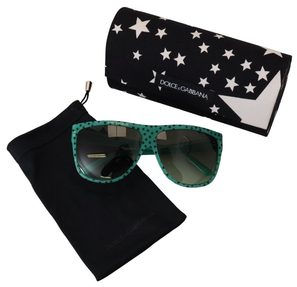 Dolce & Gabbana Chic Square Sunglasses with Star Women's Pattern Size ONE SIZE - 5 Thumbnail