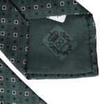 Dolce & Gabbana Green Silk Branded Logo Adjustable Men Men's Tie Size ONE SIZE - 5 Thumbnail