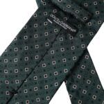 Dolce & Gabbana Green Silk Branded Logo Adjustable Men Men's Tie Size ONE SIZE - 3 Thumbnail