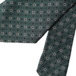 Dolce & Gabbana Green Silk Branded Logo Adjustable Men Men's Tie Size ONE SIZE - 4 Thumbnail