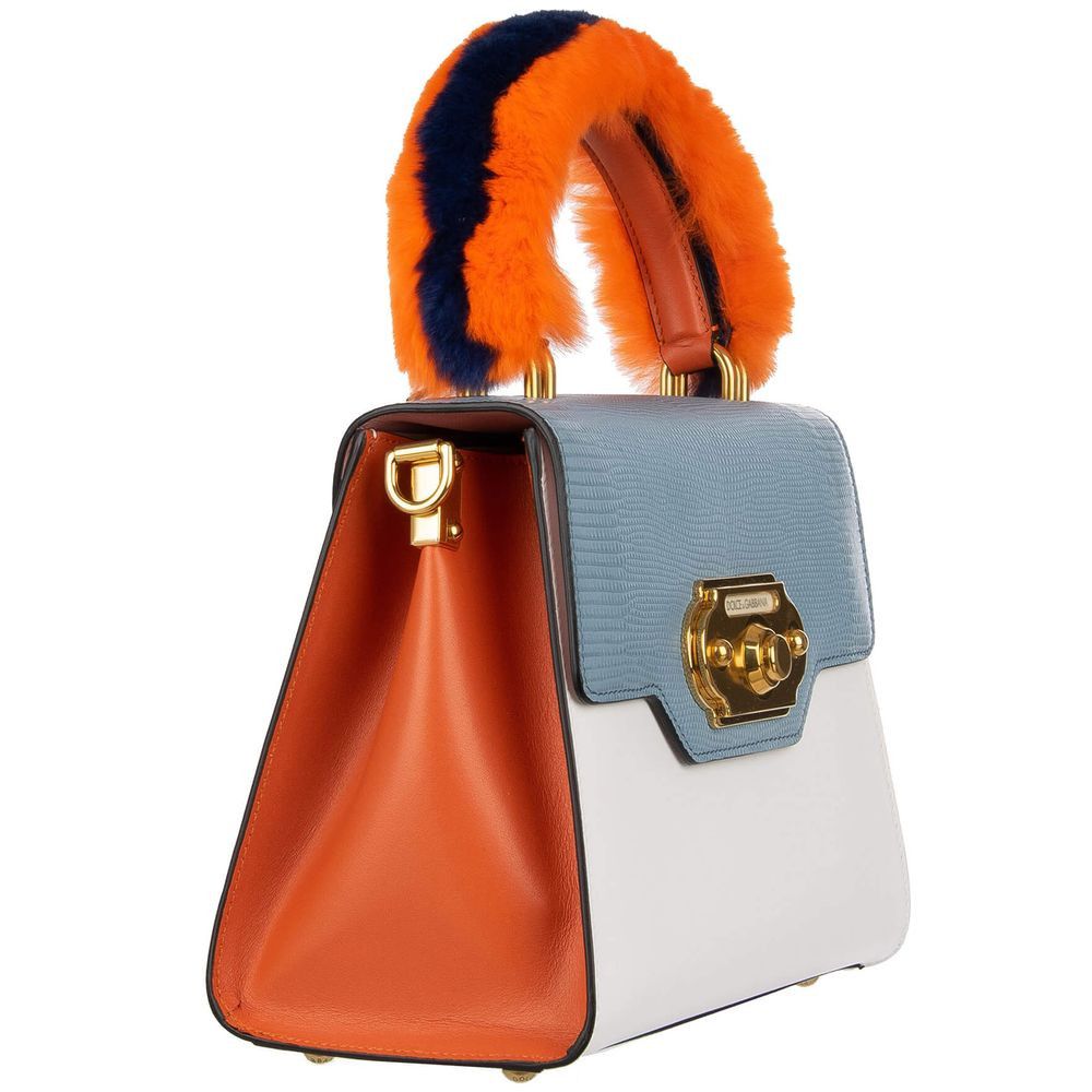 Dolce & Gabbana Multicolor Leather Di Calfskin Women's Handbag Size ONE SIZE - 2 Thumbnail