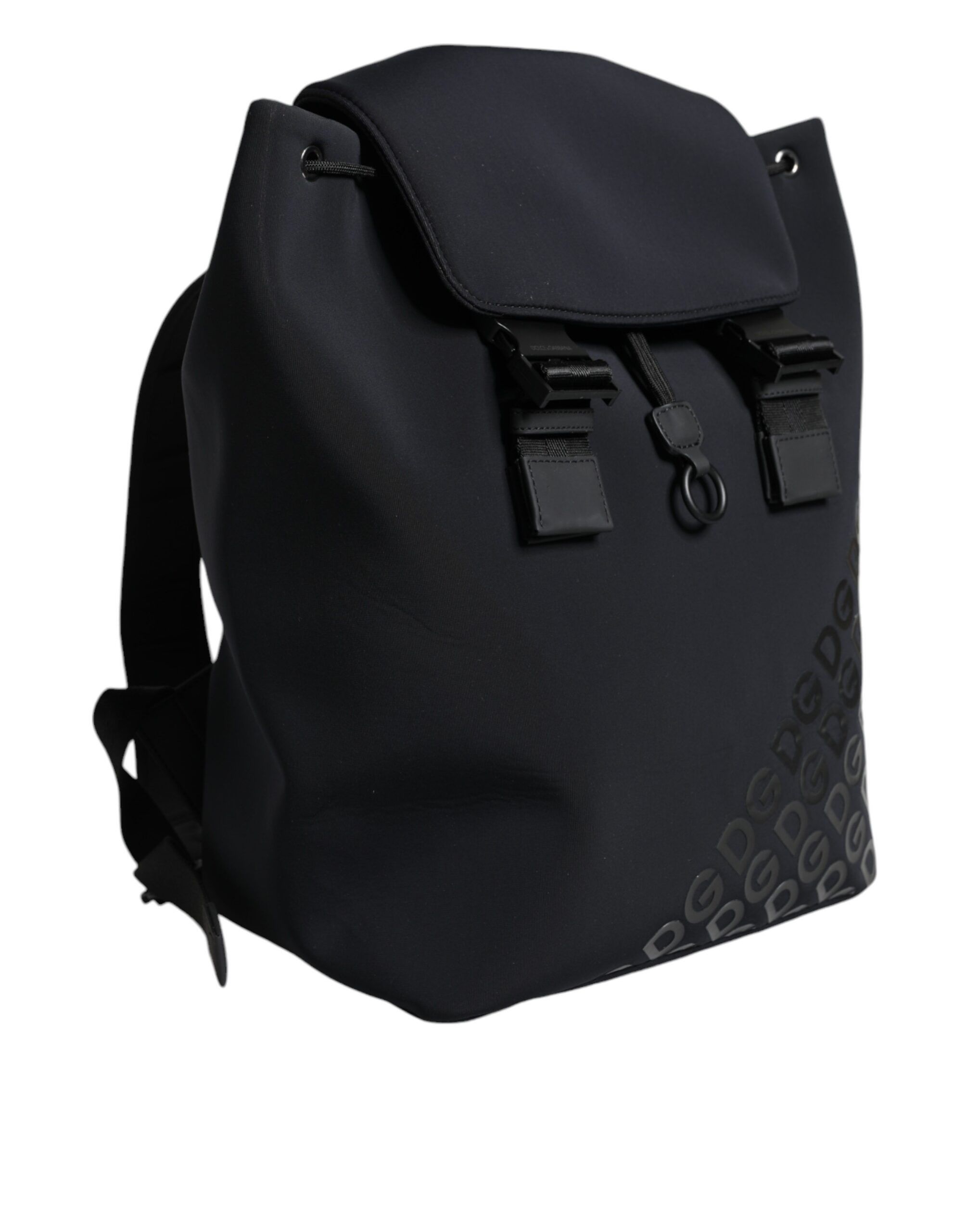 Dolce & Gabbana Black DG Mania Neoprene Travel Back Pack Women's Bag Size ONE SIZE - 2 Thumbnail