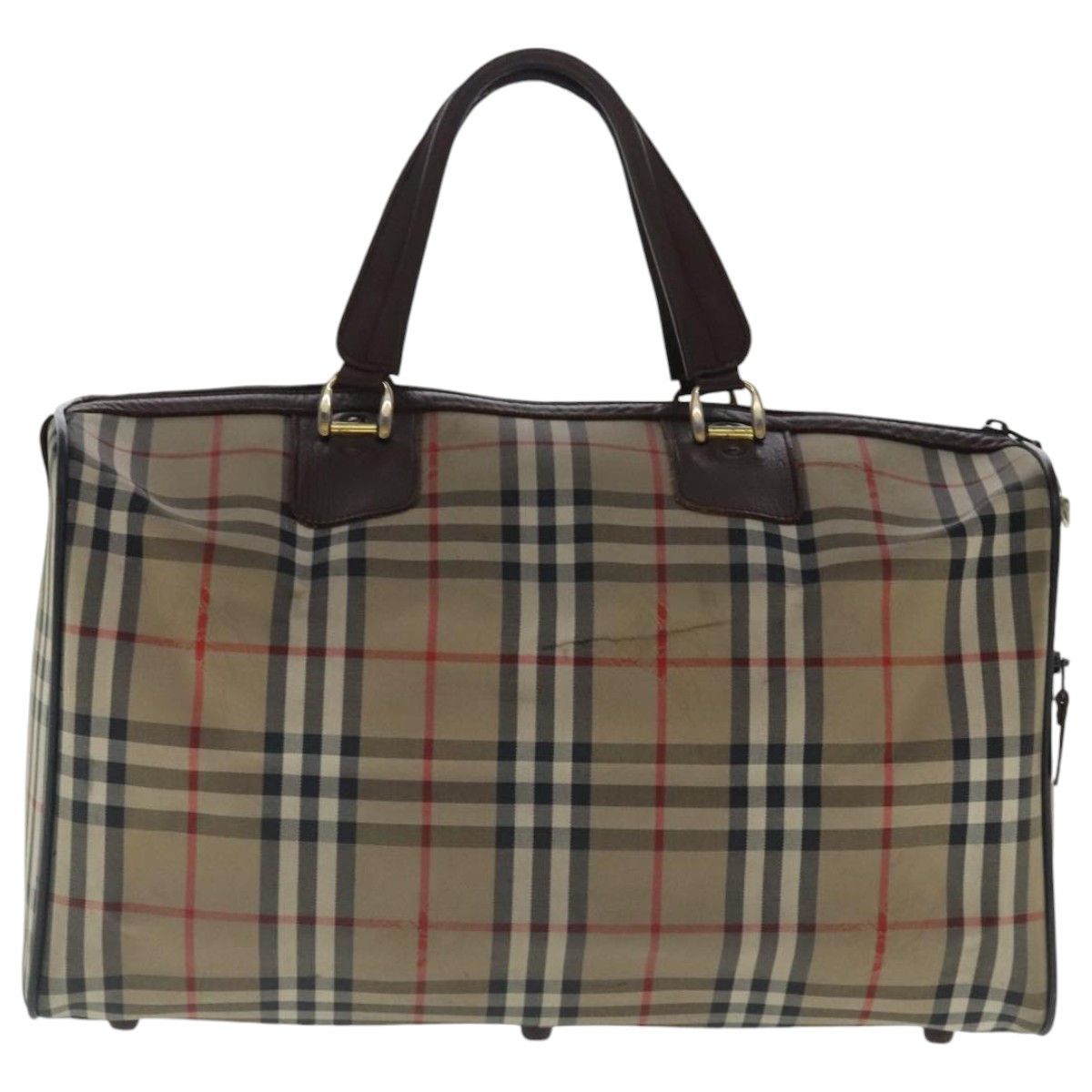 Burberry Nova Check Beige Canvas Travel Bag (Pre-Owned) Size ONE SIZE - 2 Thumbnail