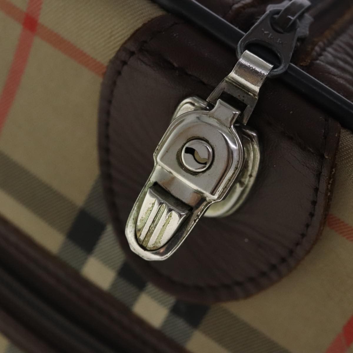 Burberry Nova Check Beige Canvas Travel Bag (Pre-Owned) Size ONE SIZE - 13 Thumbnail
