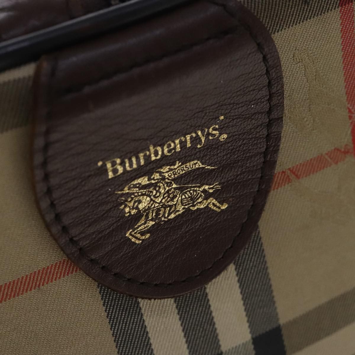 Burberry Nova Check Beige Canvas Travel Bag (Pre-Owned) Size ONE SIZE - 15 Thumbnail