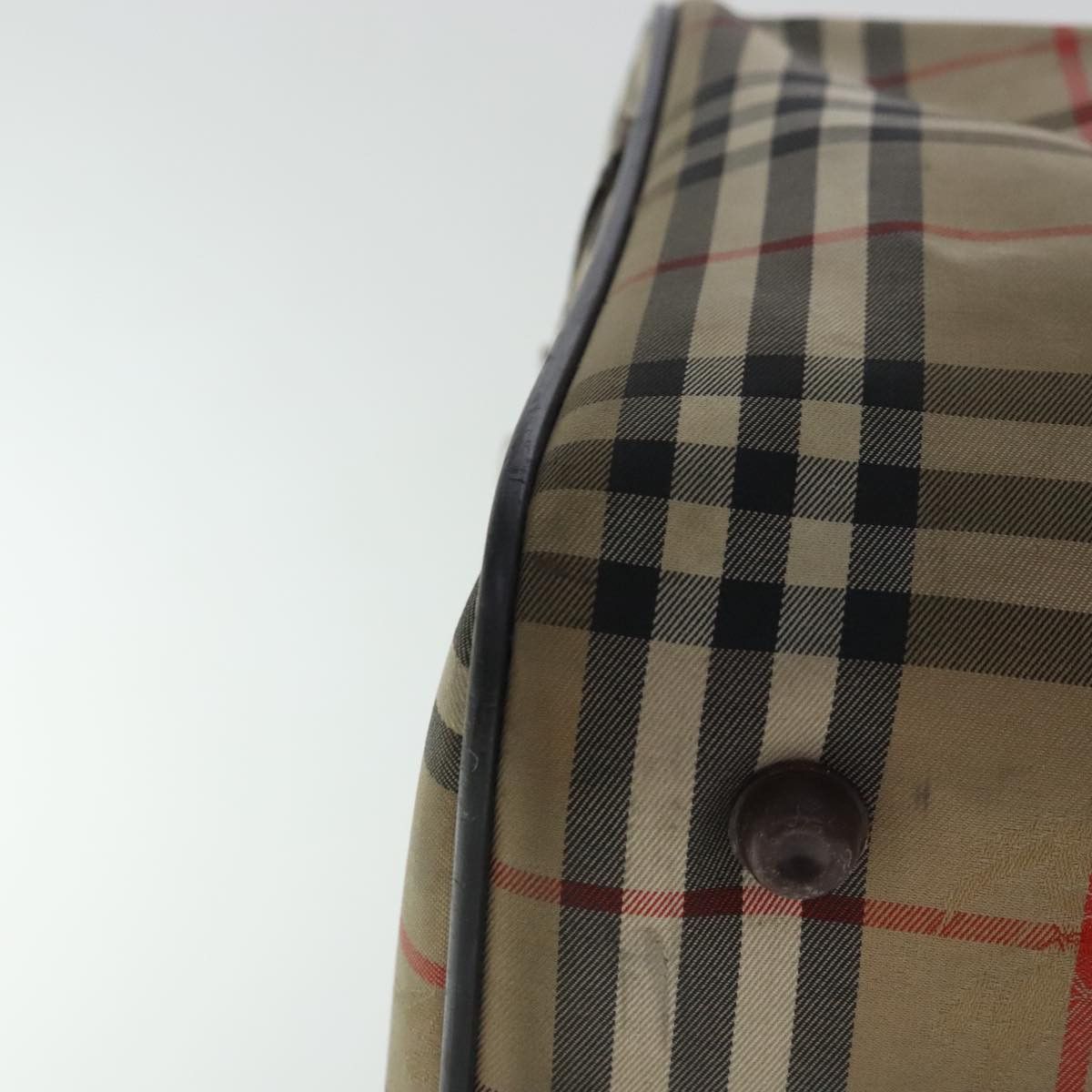 Burberry Nova Check Beige Canvas Travel Bag (Pre-Owned) Size ONE SIZE - 7 Thumbnail