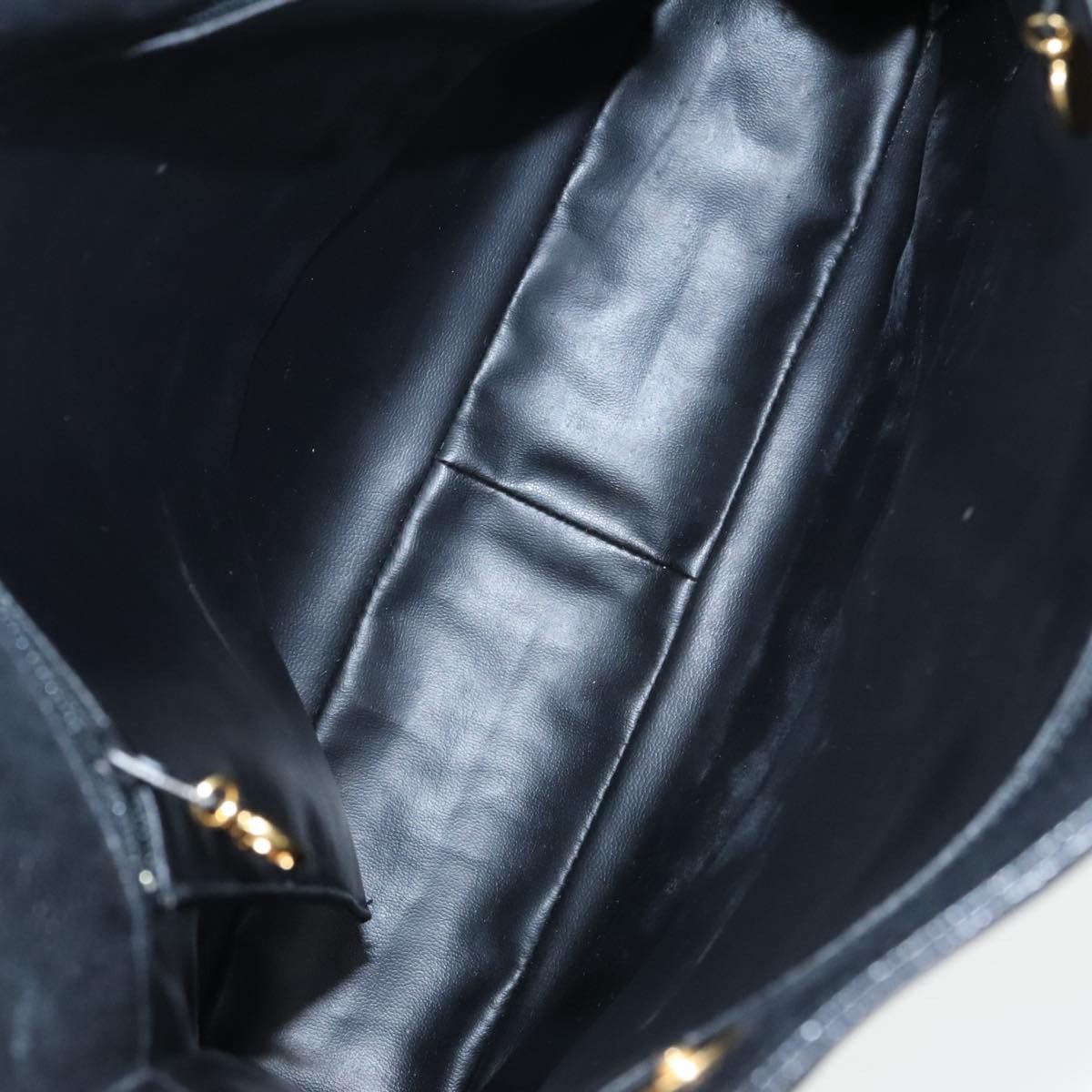 Chanel Logo Cc Black Leather Tote Bag (Pre-Owned) Size ONE SIZE - 11 Thumbnail