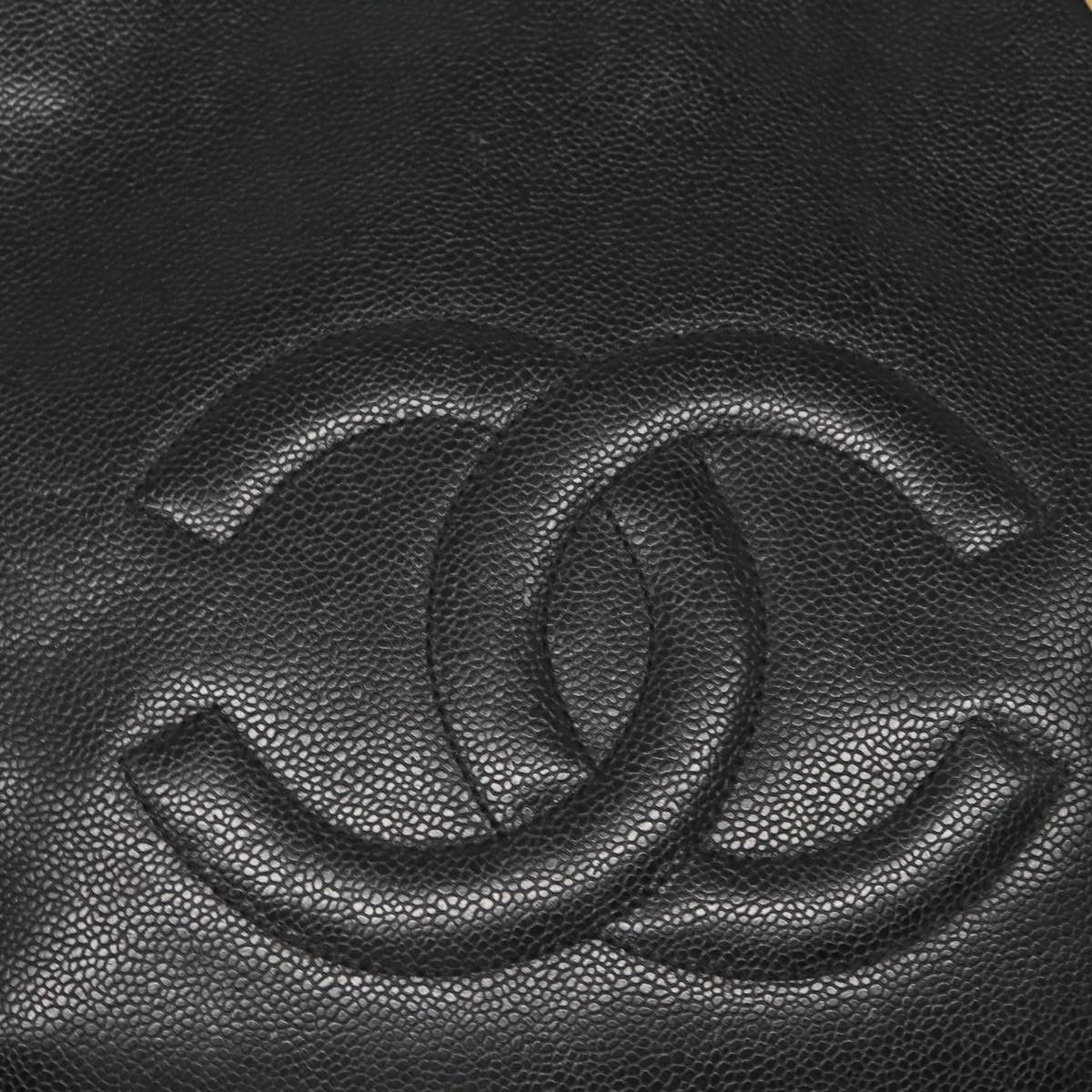 Chanel Logo Cc Black Leather Tote Bag (Pre-Owned) Size ONE SIZE - 12 Thumbnail