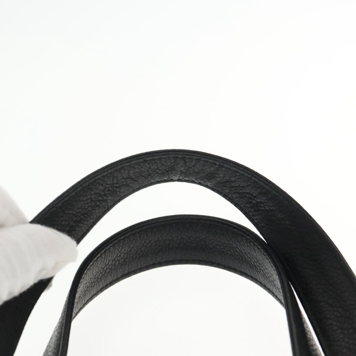 Chanel Logo Cc Black Leather Tote Bag (Pre-Owned) Size ONE SIZE - 18 Thumbnail