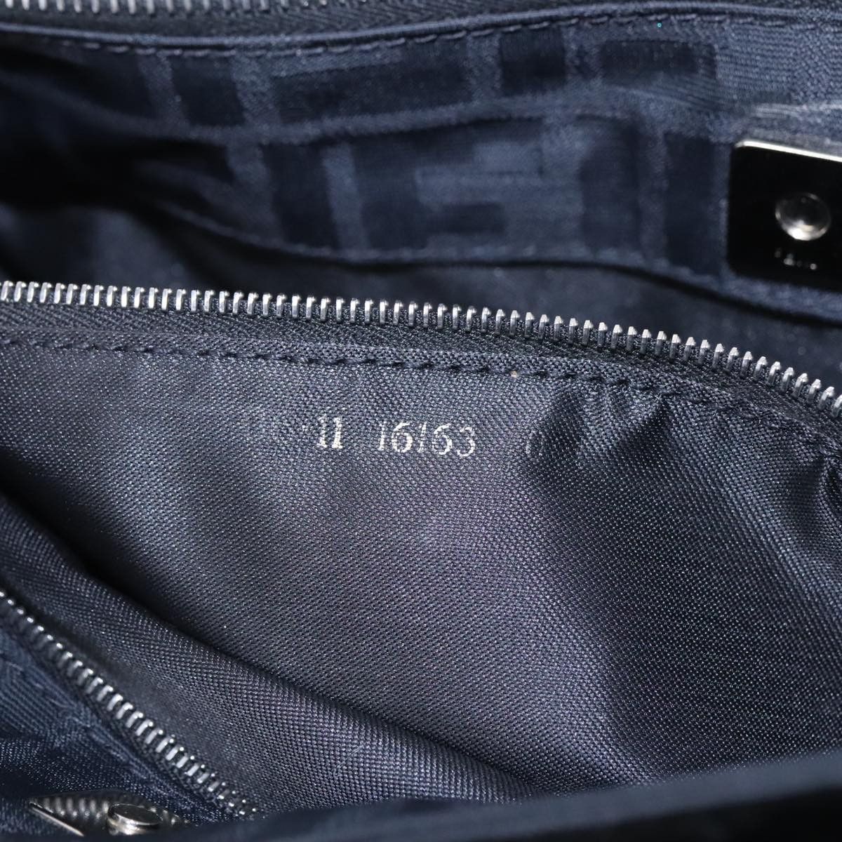 Fendi Black Canvas Shoulder Bag (Pre-Owned) Size ONE SIZE - 16 Thumbnail