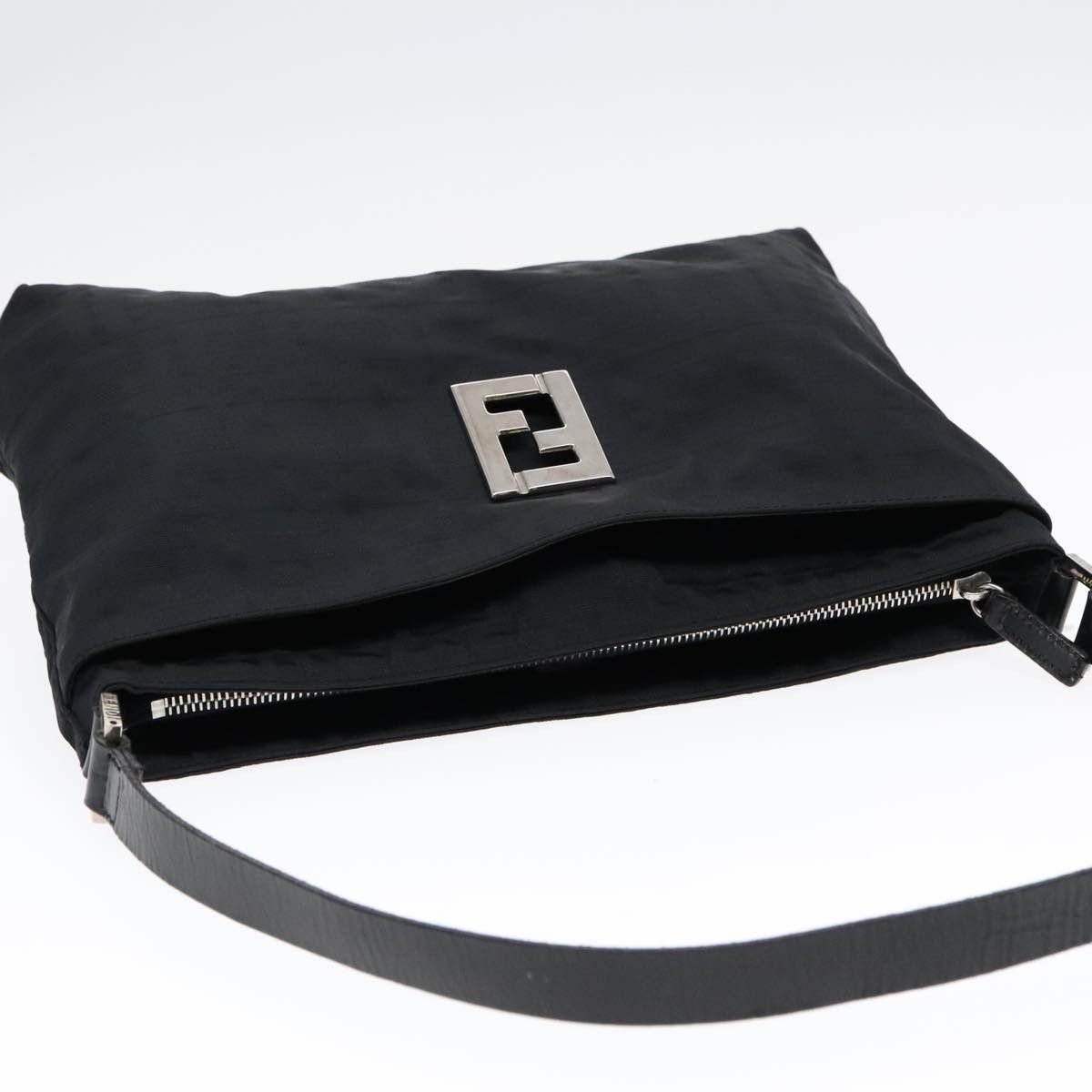 Fendi Black Canvas Shoulder Bag (Pre-Owned) Size ONE SIZE - 18 Thumbnail