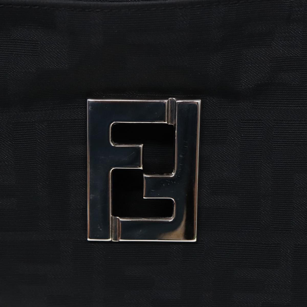 Fendi Black Canvas Shoulder Bag (Pre-Owned) Size ONE SIZE - 12 Thumbnail