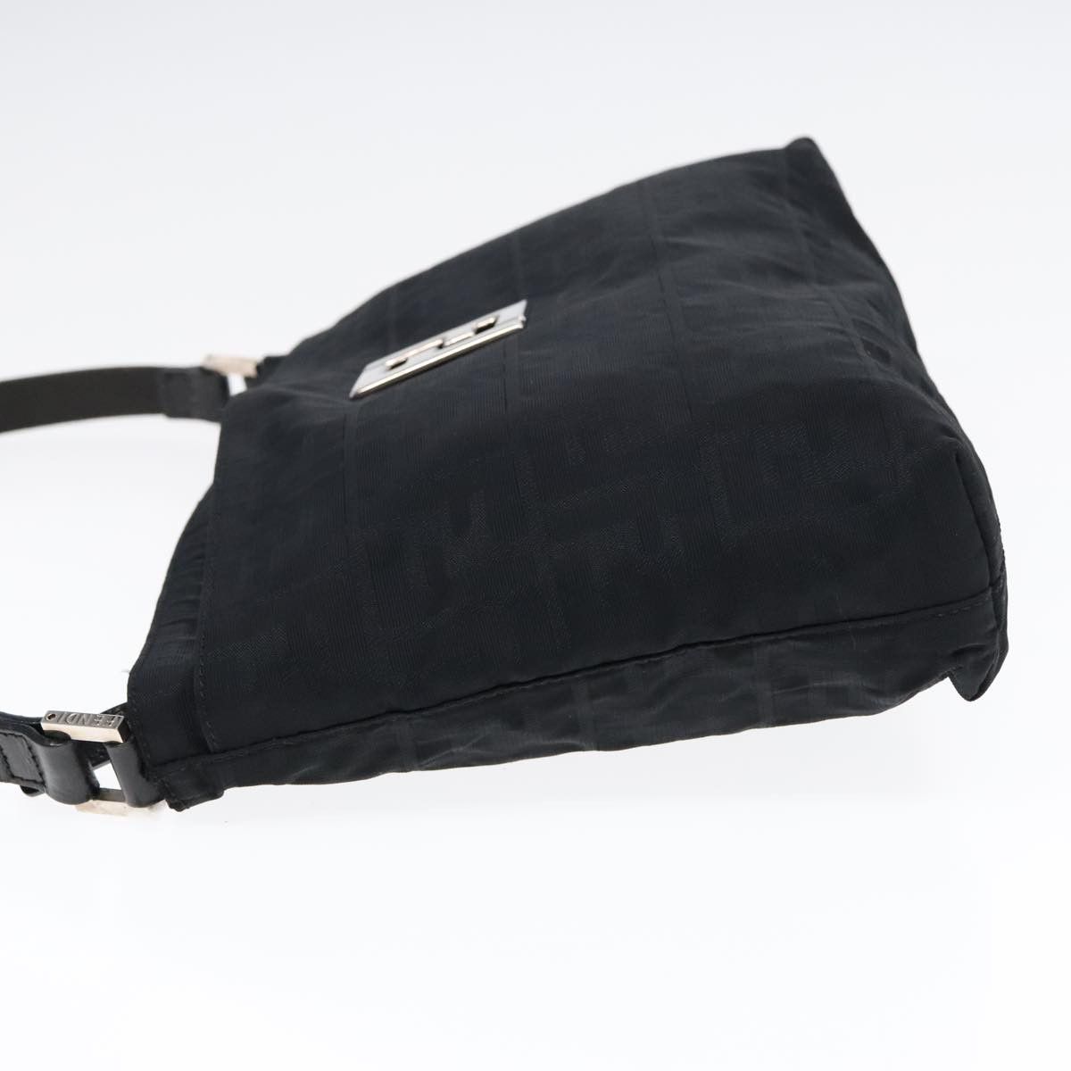 Fendi Black Canvas Shoulder Bag (Pre-Owned) Size ONE SIZE - 4 Thumbnail