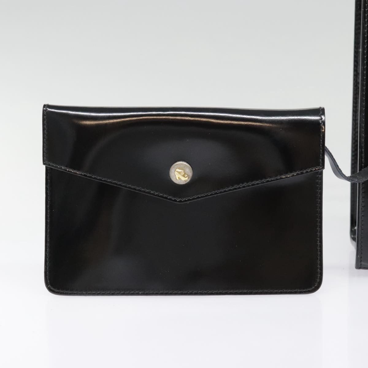 Salvatore Ferragamo Black Leather Handbag (Pre-Owned) Size ONE SIZE - 20 Thumbnail