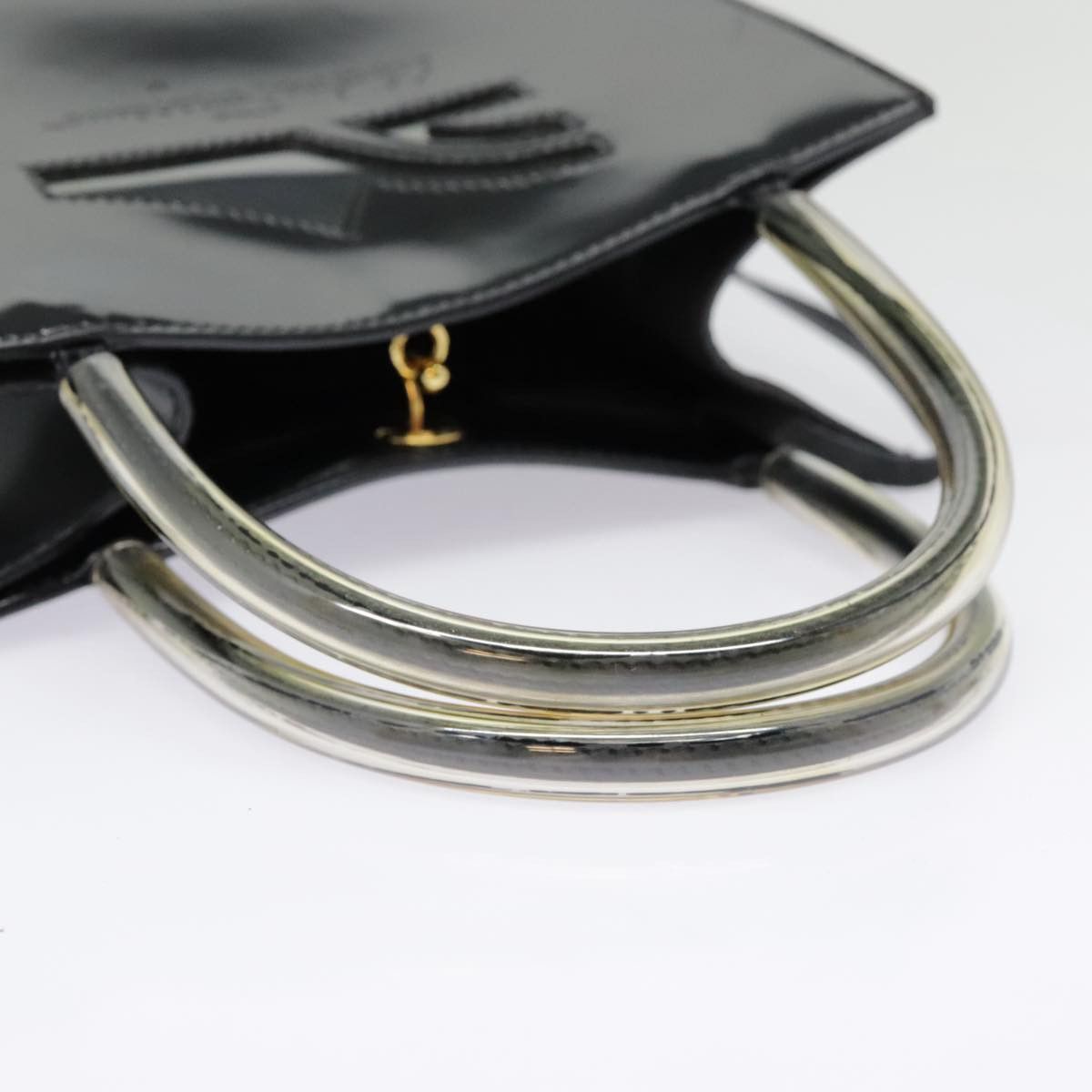 Salvatore Ferragamo Black Leather Handbag (Pre-Owned) Size ONE SIZE - 5 Thumbnail