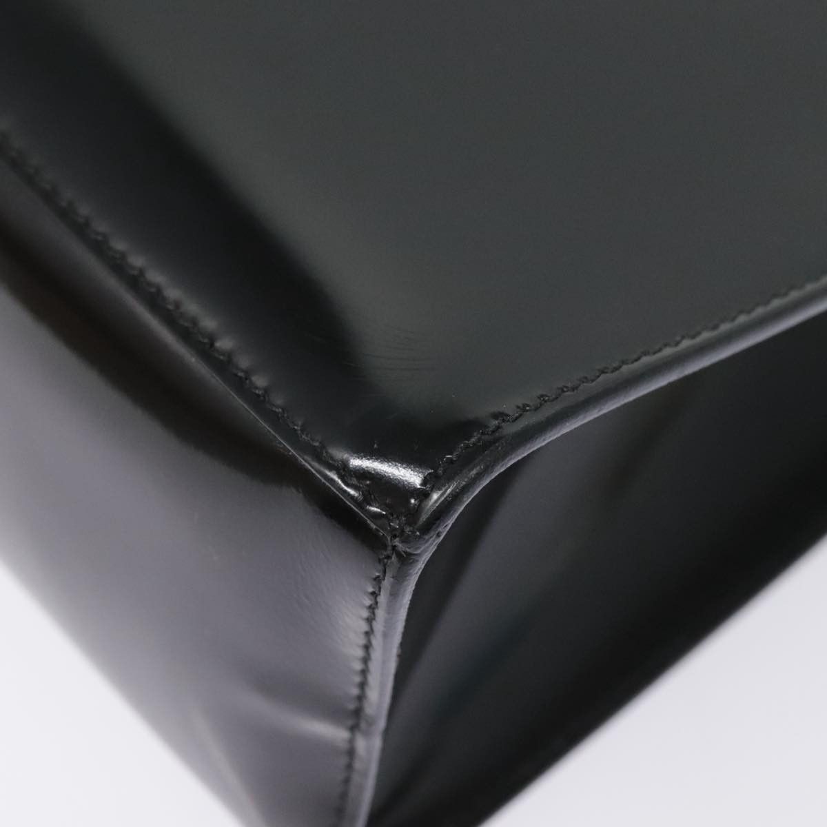 Salvatore Ferragamo Black Leather Handbag (Pre-Owned) Size ONE SIZE - 8 Thumbnail