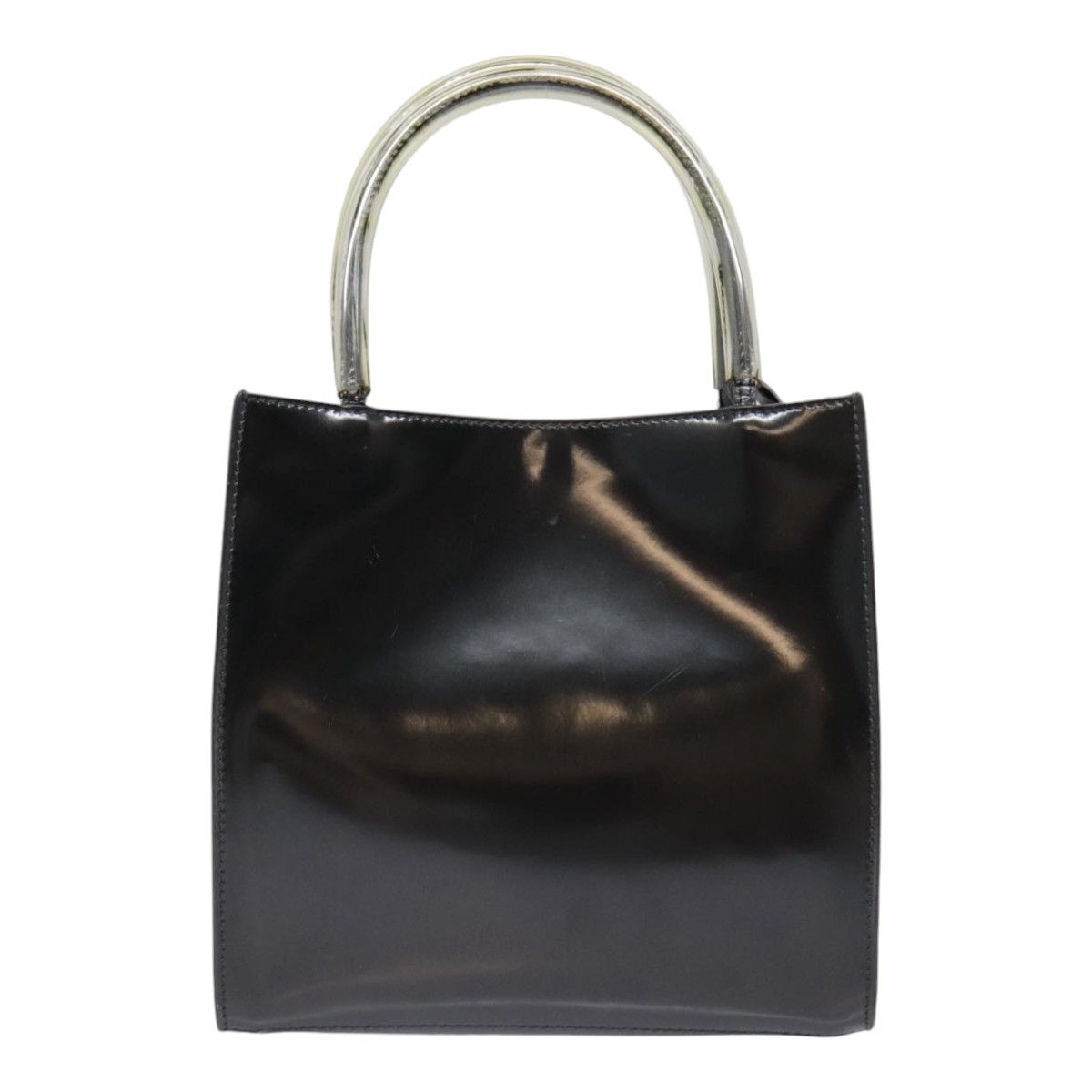 Salvatore Ferragamo Black Leather Handbag (Pre-Owned) Size ONE SIZE - 2 Thumbnail